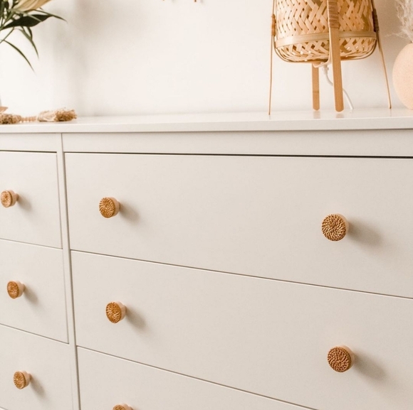 Boho Rattan Furniture Knobs ✨️ (12-count) - Picture 6 of 9